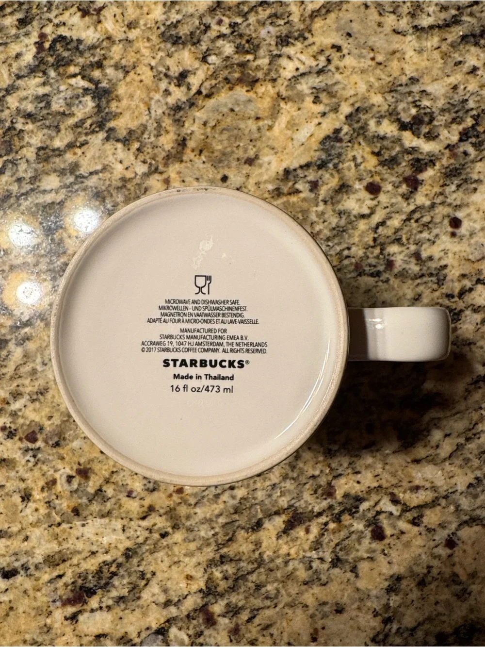 Starbucks Bucharest coffee mug from the